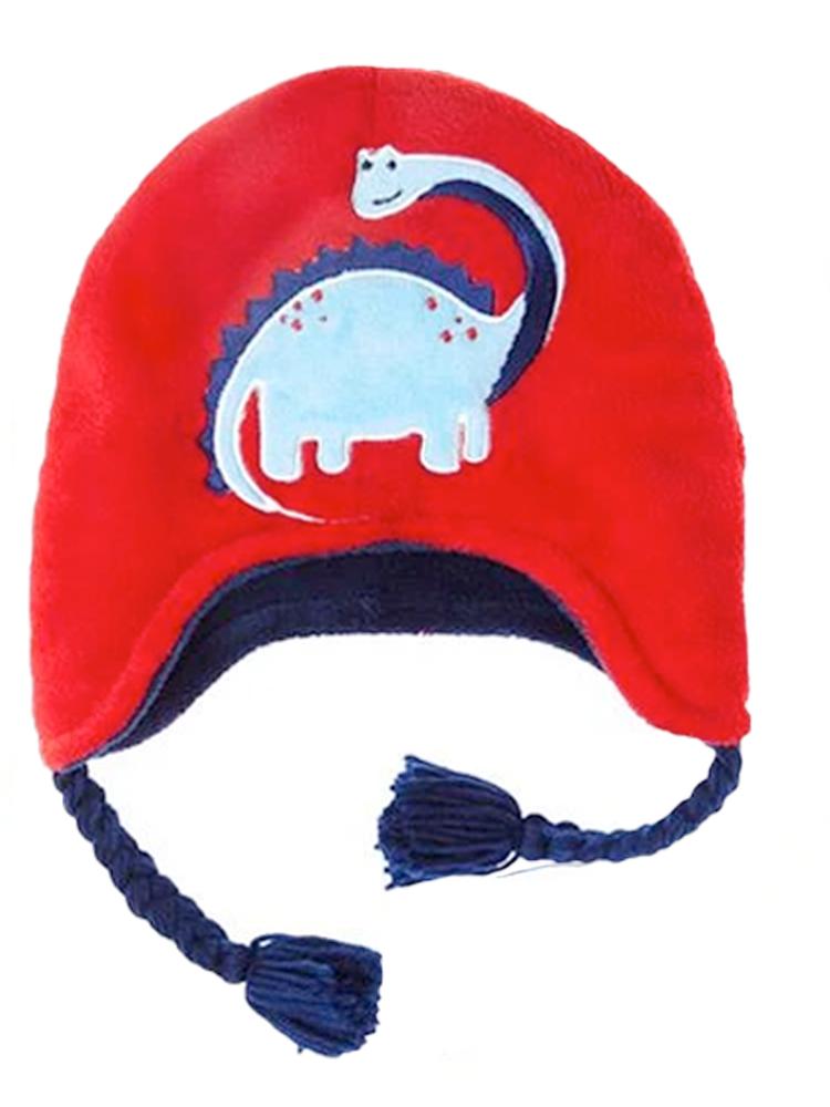 Flapjack Kids - Reversible Winter Hat - Dinosaurs - 6 months to 6 years - Stylemykid.com