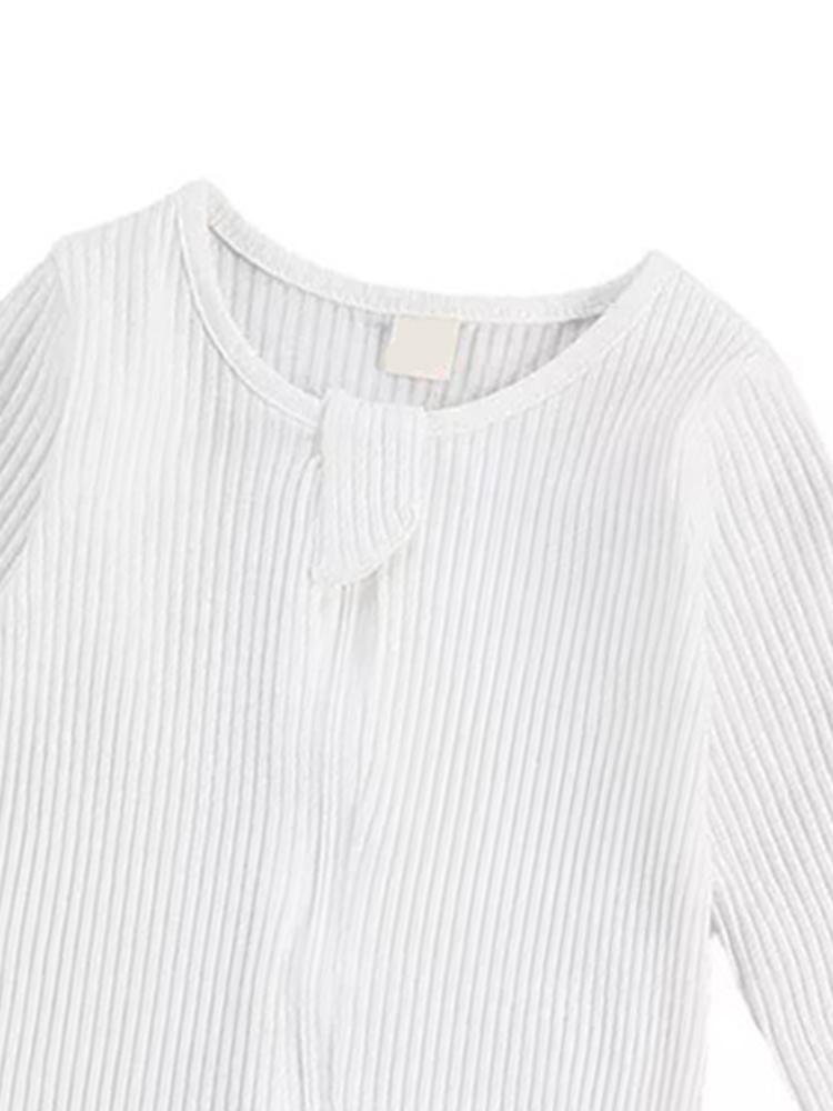 White Footed Ribbed Baby Zip Sleepsuit - 0-6 months - Stylemykid.com