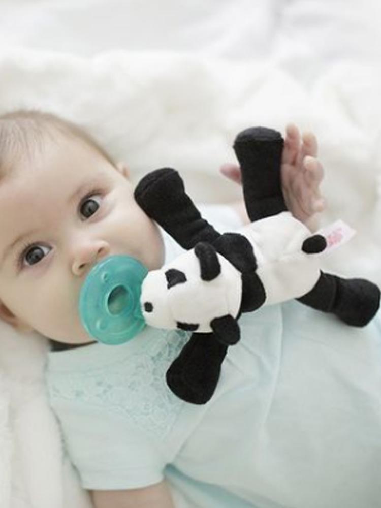 WubbaNub - Baby Panda Dummy with Toy - Stylemykid.com
