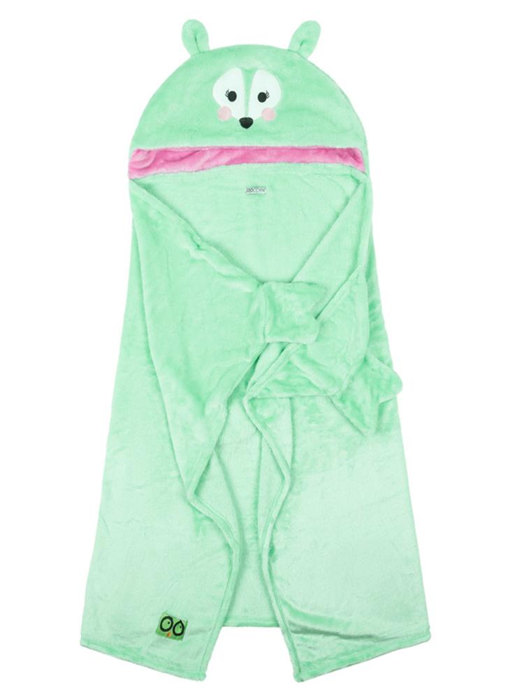Zoocchini - Kids Large Wearable Hooded Blanket - Green Fawn - Age 3+ - Stylemykid.com