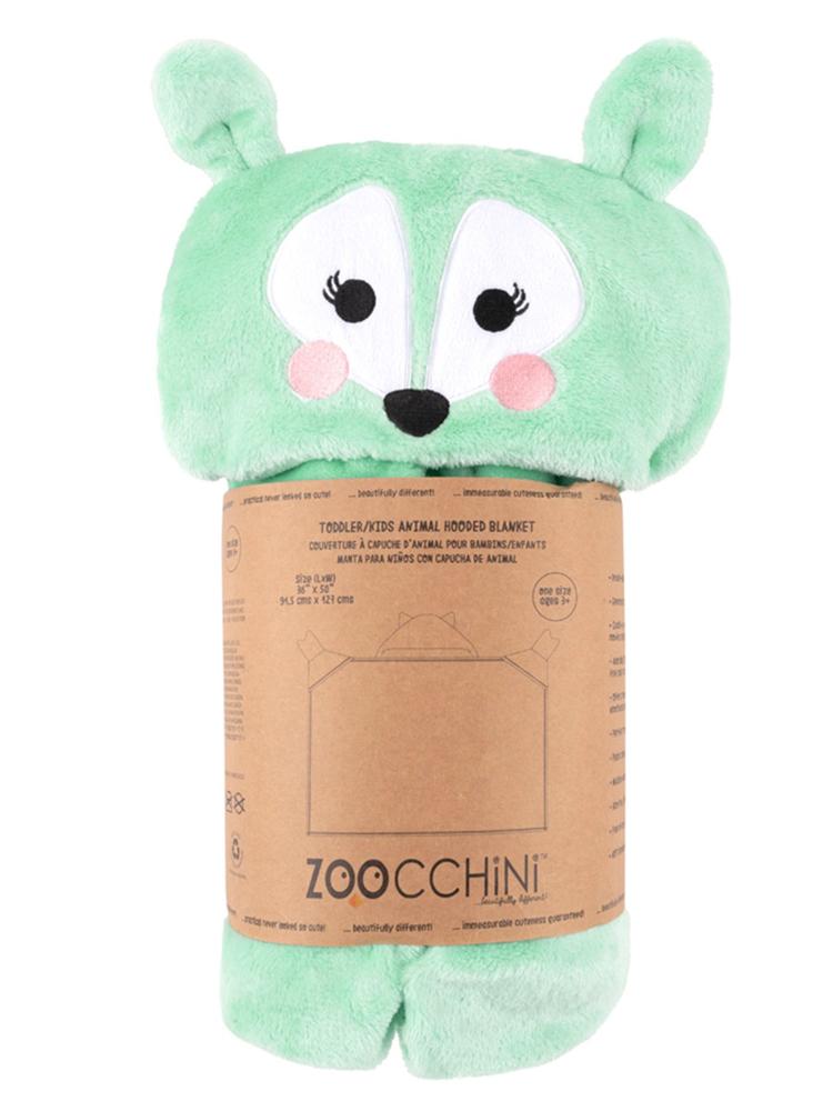 Zoocchini - Kids Large Wearable Hooded Blanket - Green Fawn - Age 3+ - Stylemykid.com