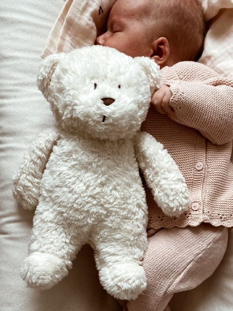 Moonie - Organic Humming Friend Bear Nightlight & Sleeping Aid - POLAR WHITE - Stylemykid.com