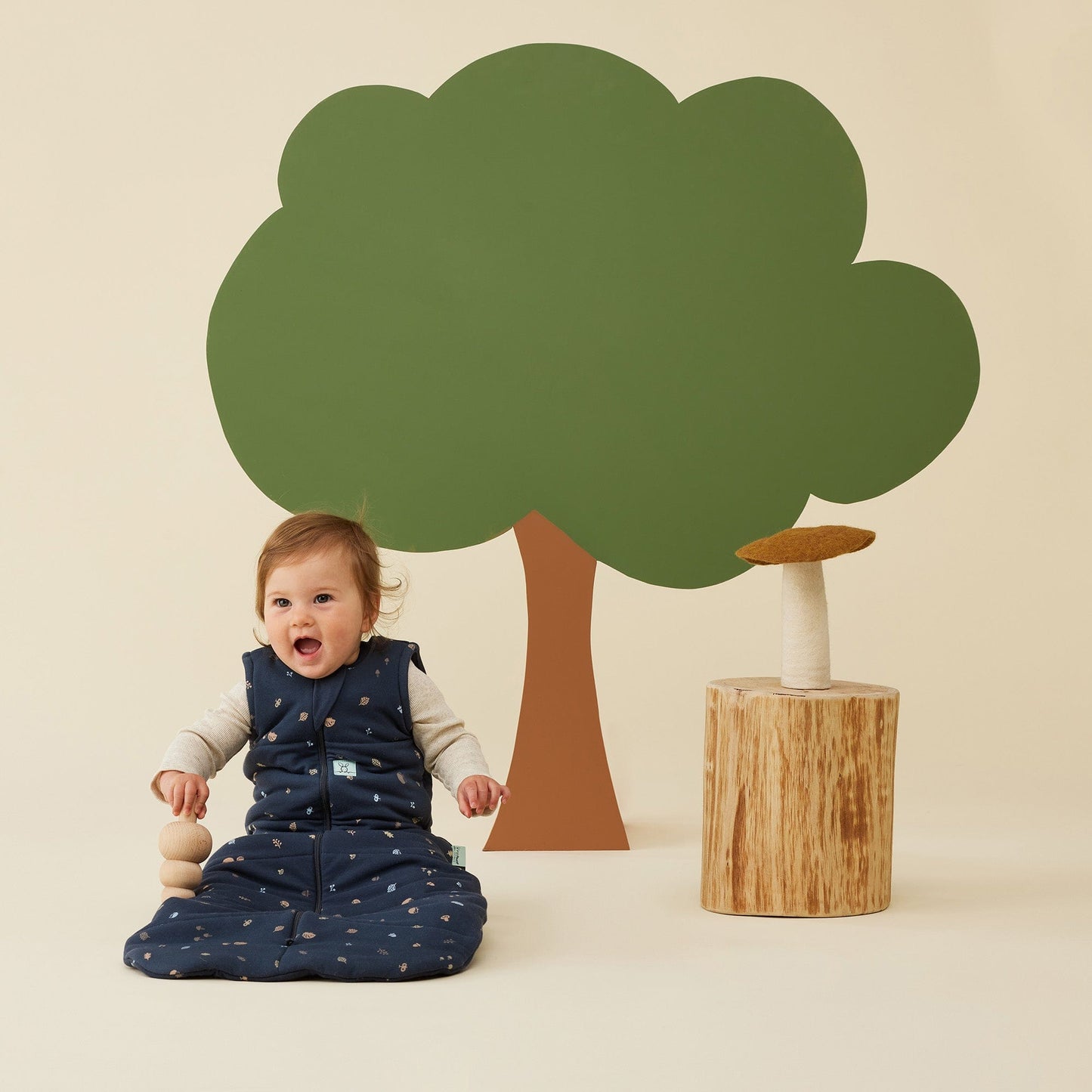 ErgoPouch - Jersey Sleeping Bag - Hedgehog - 3.5 TOG - Stylemykid.com