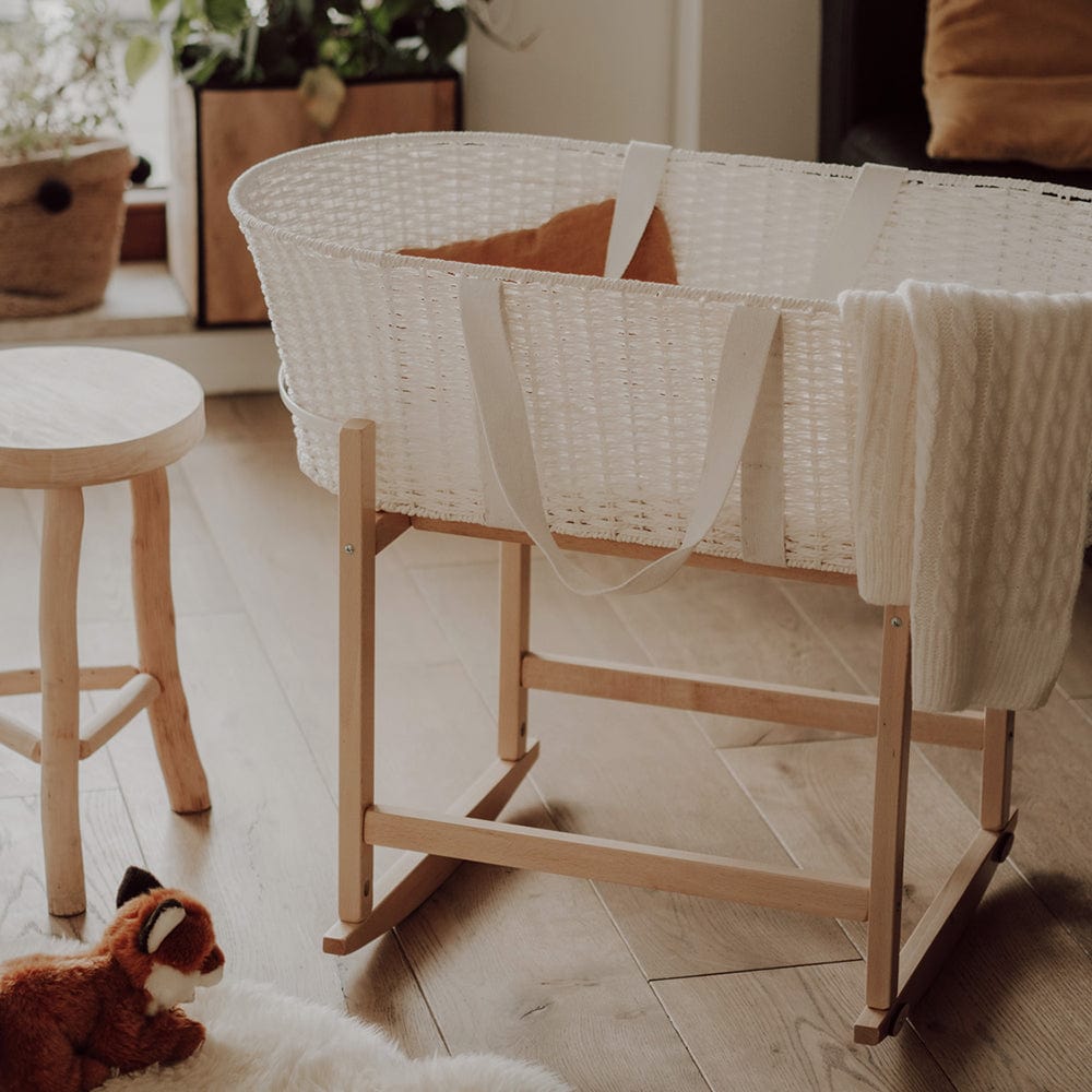 Grass Moses Basket With Mattress - Stylemykid.com