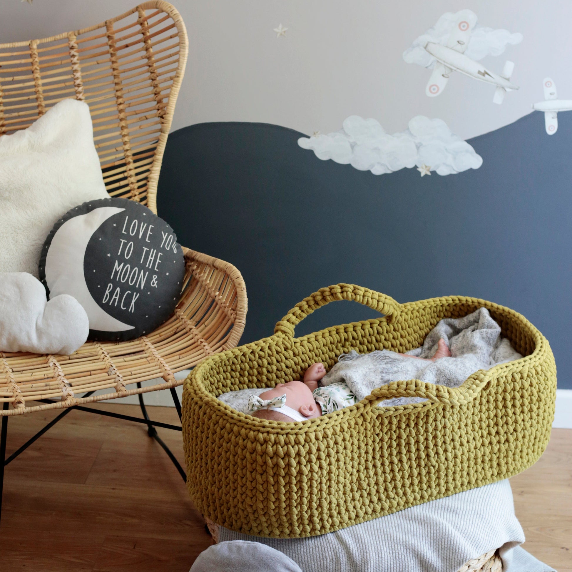 Moses Basket - Kiwi - Stylemykid.com