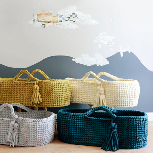 Moses Basket - Petrol - Stylemykid.com