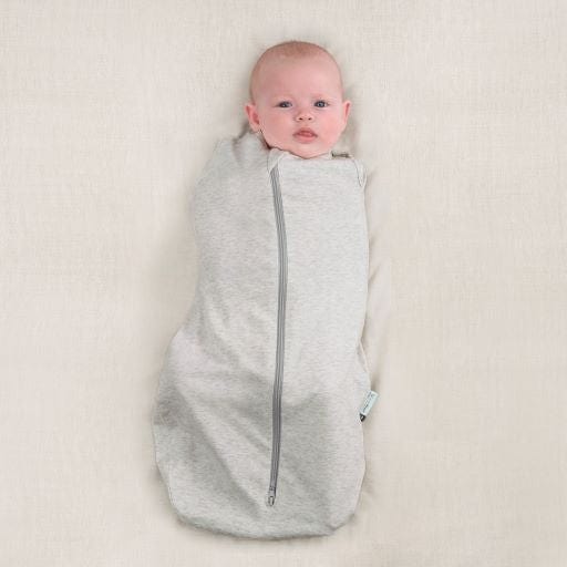 ErgoPouch - Cocoon Swaddle Bag - Grey Marle - 0.2 TOG - Stylemykid.com