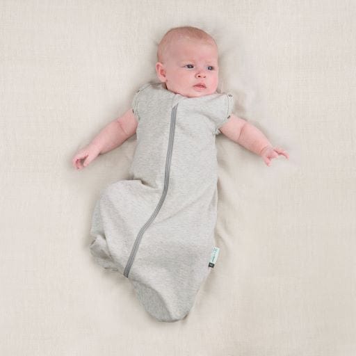 ErgoPouch - Cocoon Swaddle Bag - Grey Marle - 0.2 TOG - Stylemykid.com