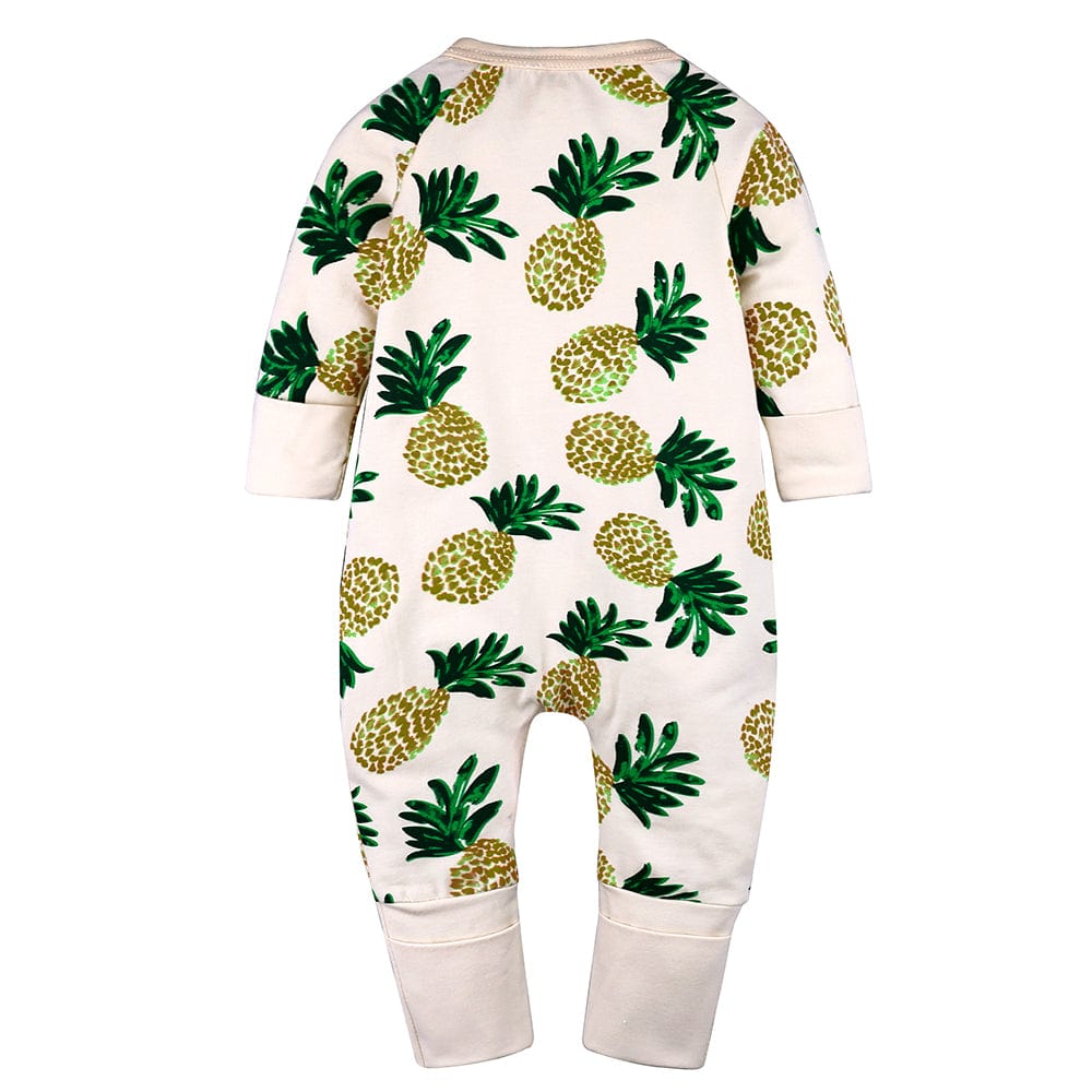 Pineapple Perfection Zip Sleepsuit - Stylemykid.com