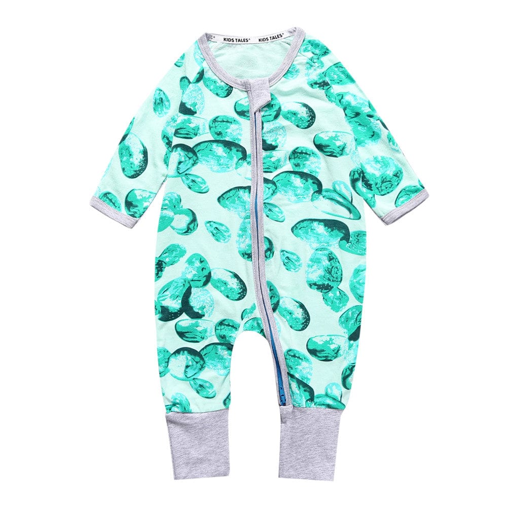 Green Dreams Zip Sleepsuit - Stylemykid.com