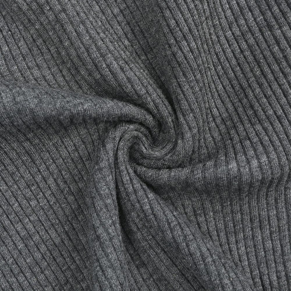 Charcoal Henley-Style Sleepsuit - Stylemykid.com