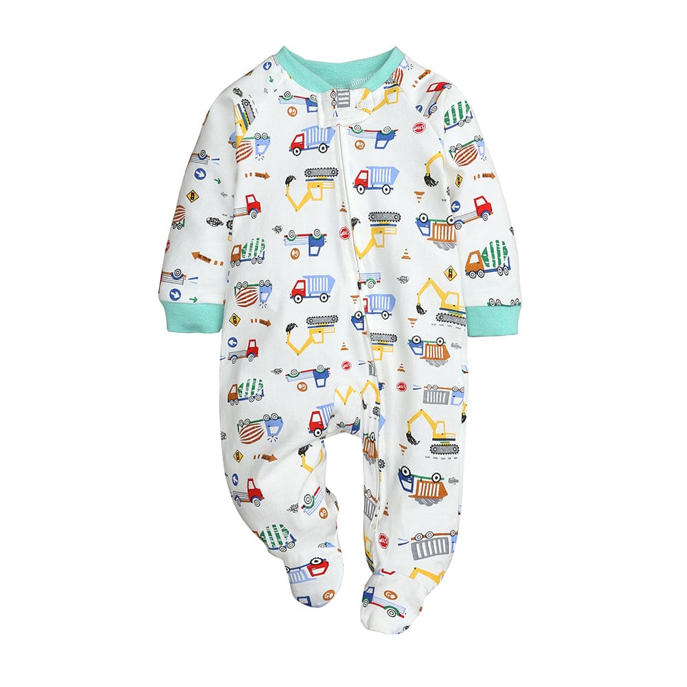 Wheeler Dealer Zip Sleepsuit - Stylemykid.com