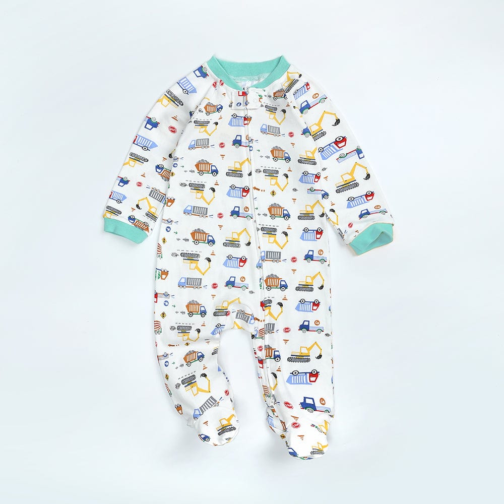 Wheeler Dealer Zip Sleepsuit - Stylemykid.com