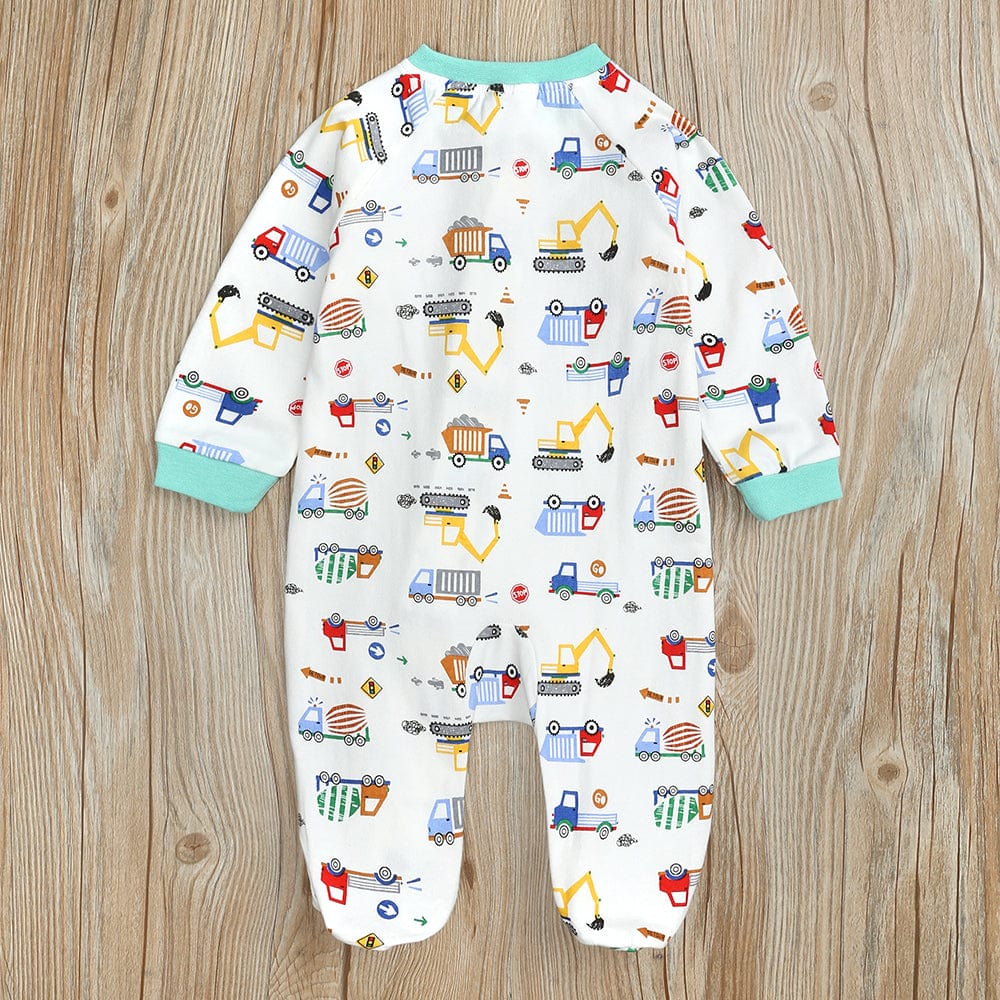 Wheeler Dealer Zip Sleepsuit - Stylemykid.com