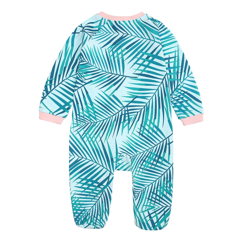 Paradise Palms Zip Sleepsuit - Stylemykid.com