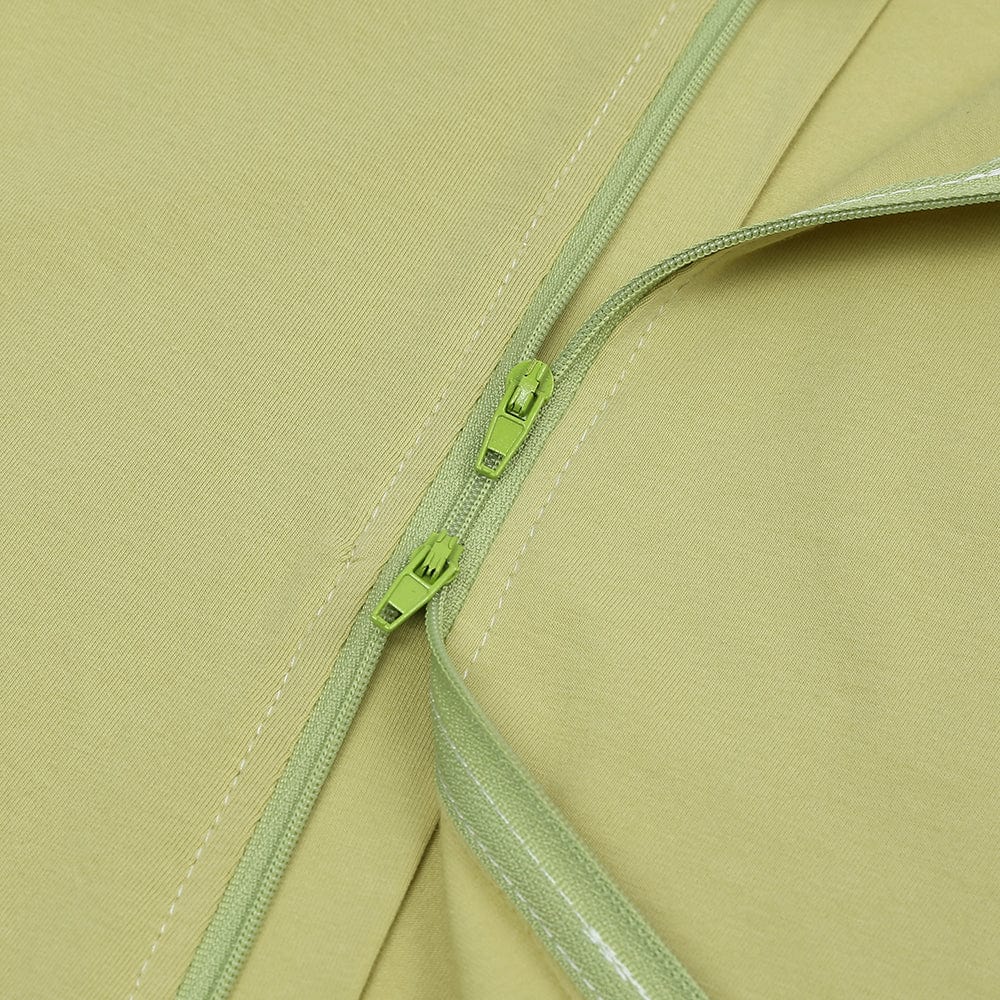 Lime Green Zip Sleepsuit - Stylemykid.com