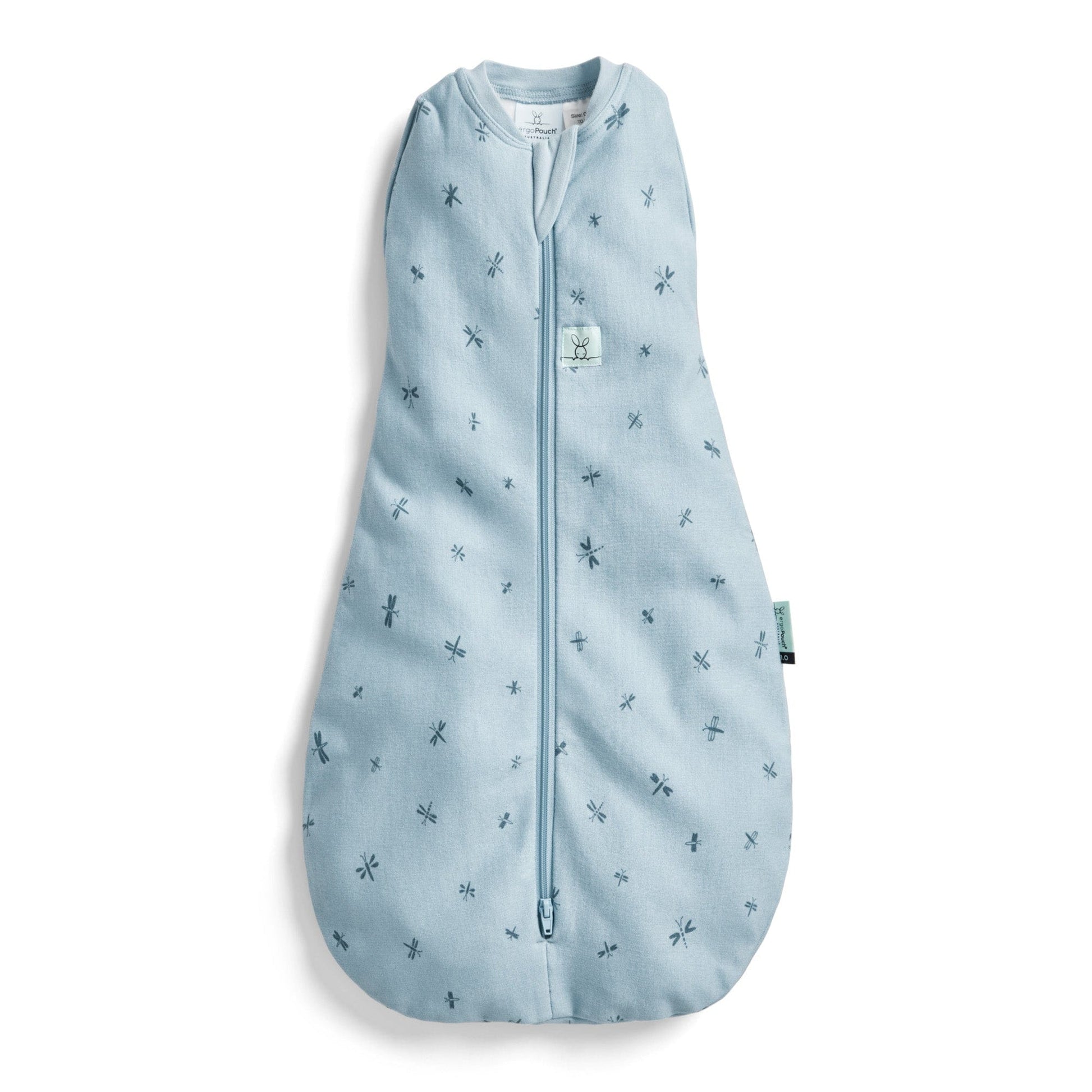 ErgoPouch - Organic Summer Cocoon Swaddle Sleeping Bag - Dragonfly - 0.2 TOG - Stylemykid.com