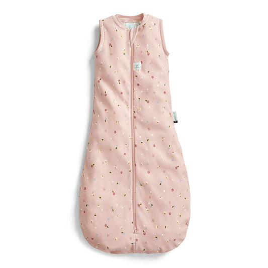 ErgoPouch - Organic All Year Jersey Sleeping Bag - Daisies - 1.0 TOG - Stylemykid.com