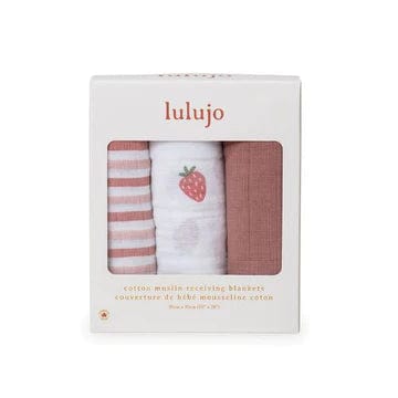 Receiving Blankets Minis For Baby By Lulujo - 4 Pack - Stylemykid.com
