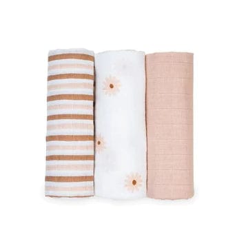 Receiving Blankets Minis For Baby By Lulujo - 4 Pack - Stylemykid.com