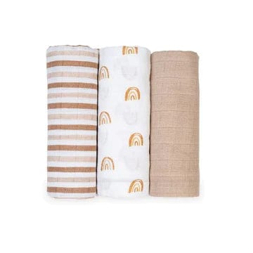 Receiving Blankets Minis For Baby By Lulujo - 4 Pack - Stylemykid.com