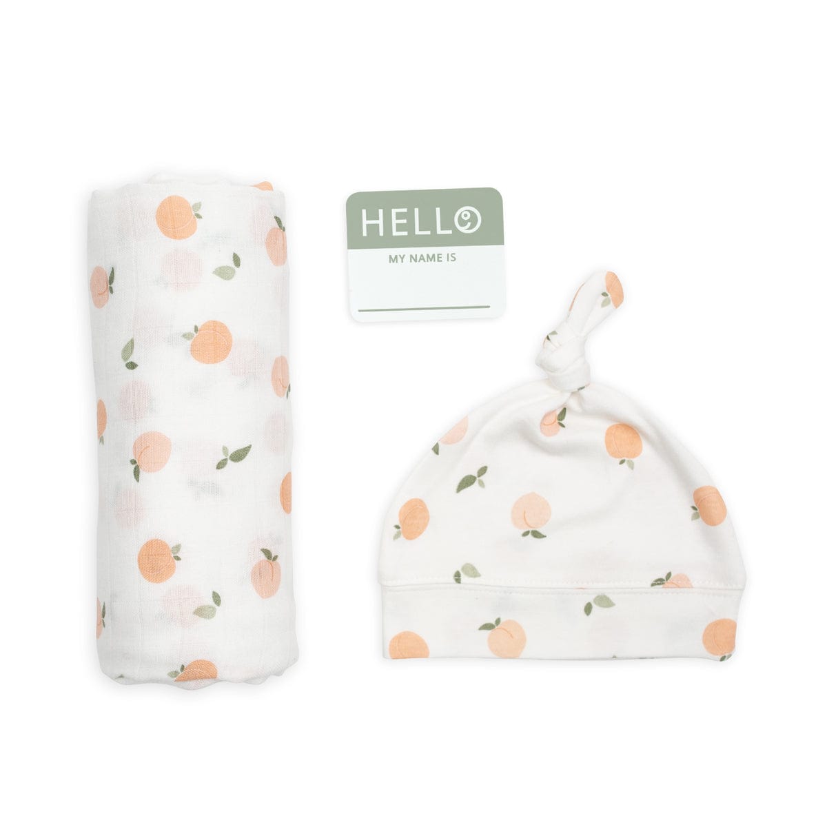Hat And Swaddle Blanket Hello World Set For New Born By Lulujo - Stylemykid.com