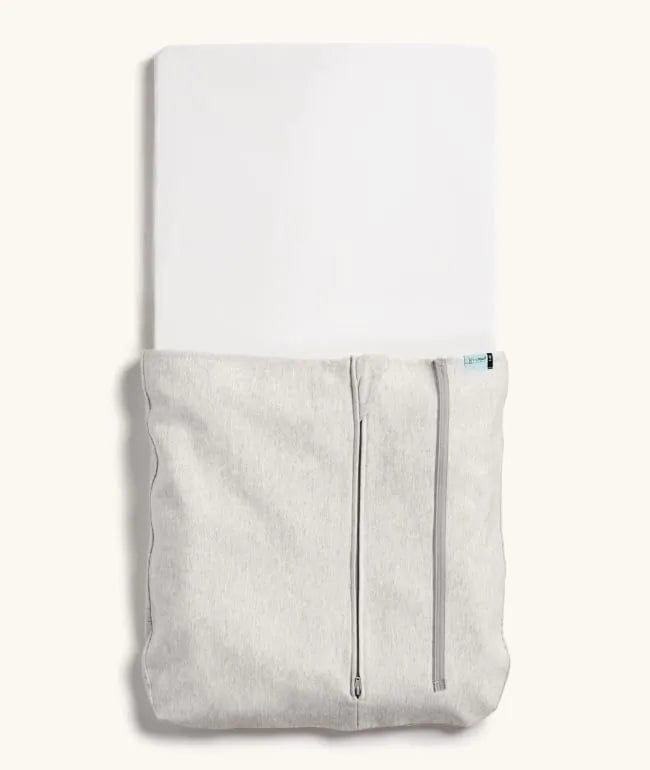 Crib Tuck Sheet - Grey Marle For Baby By ergoPouch - Stylemykid.com