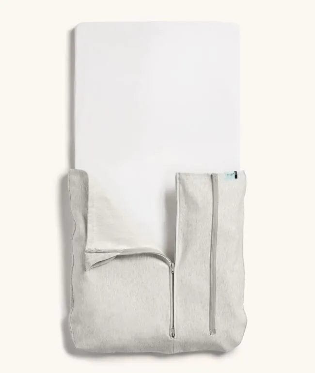 Crib Tuck Sheet - Grey Marle For Baby By ergoPouch - Stylemykid.com