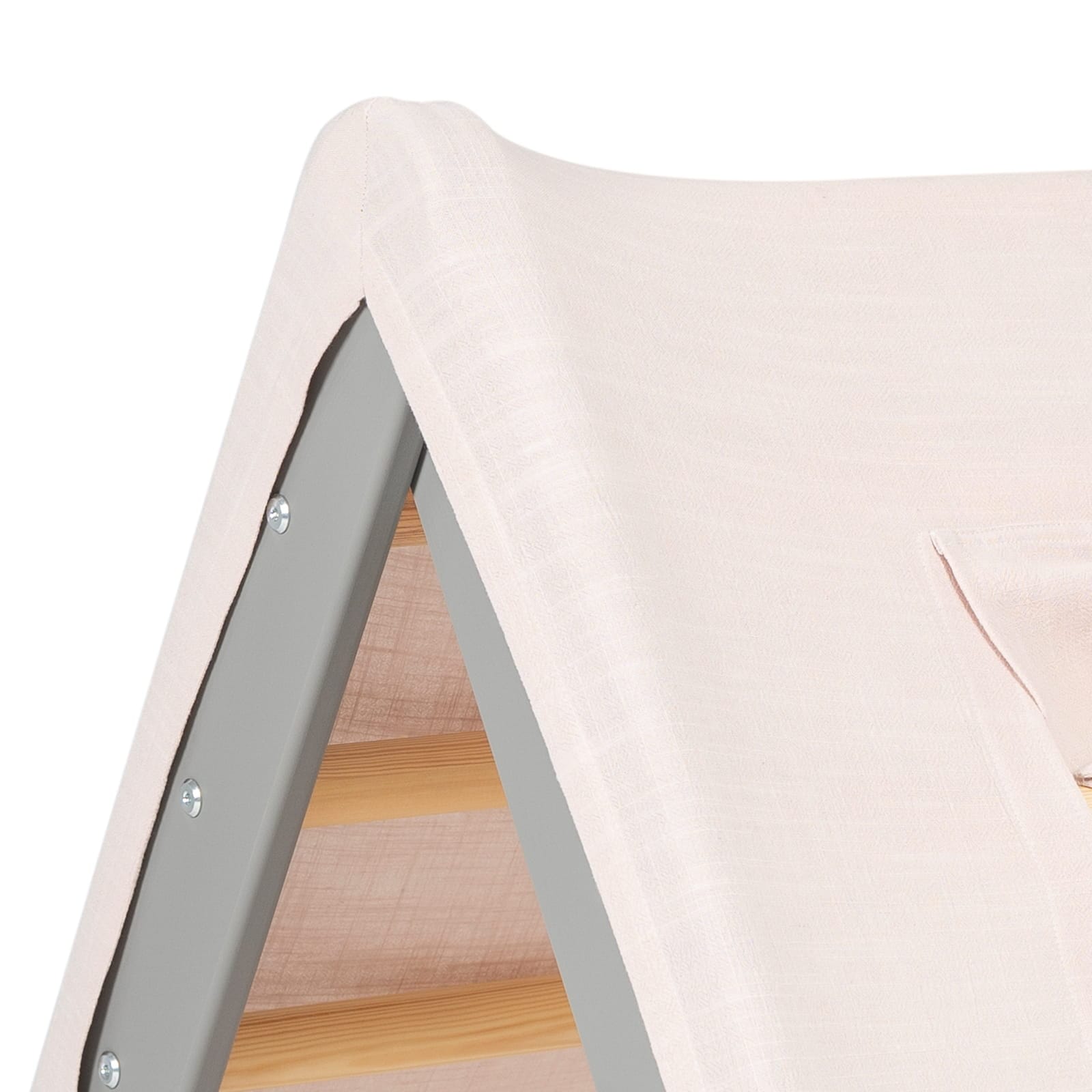 Folding Play House With Ladder For Kids By MeowBaby Pink Grey