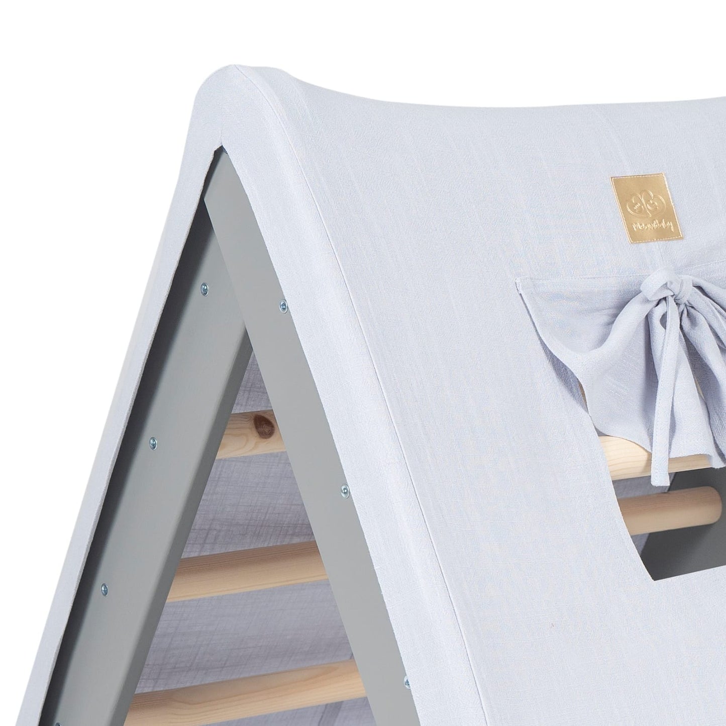 Folding Play House With Ladder For Kids By MeowBaby Grey & Blue Grey