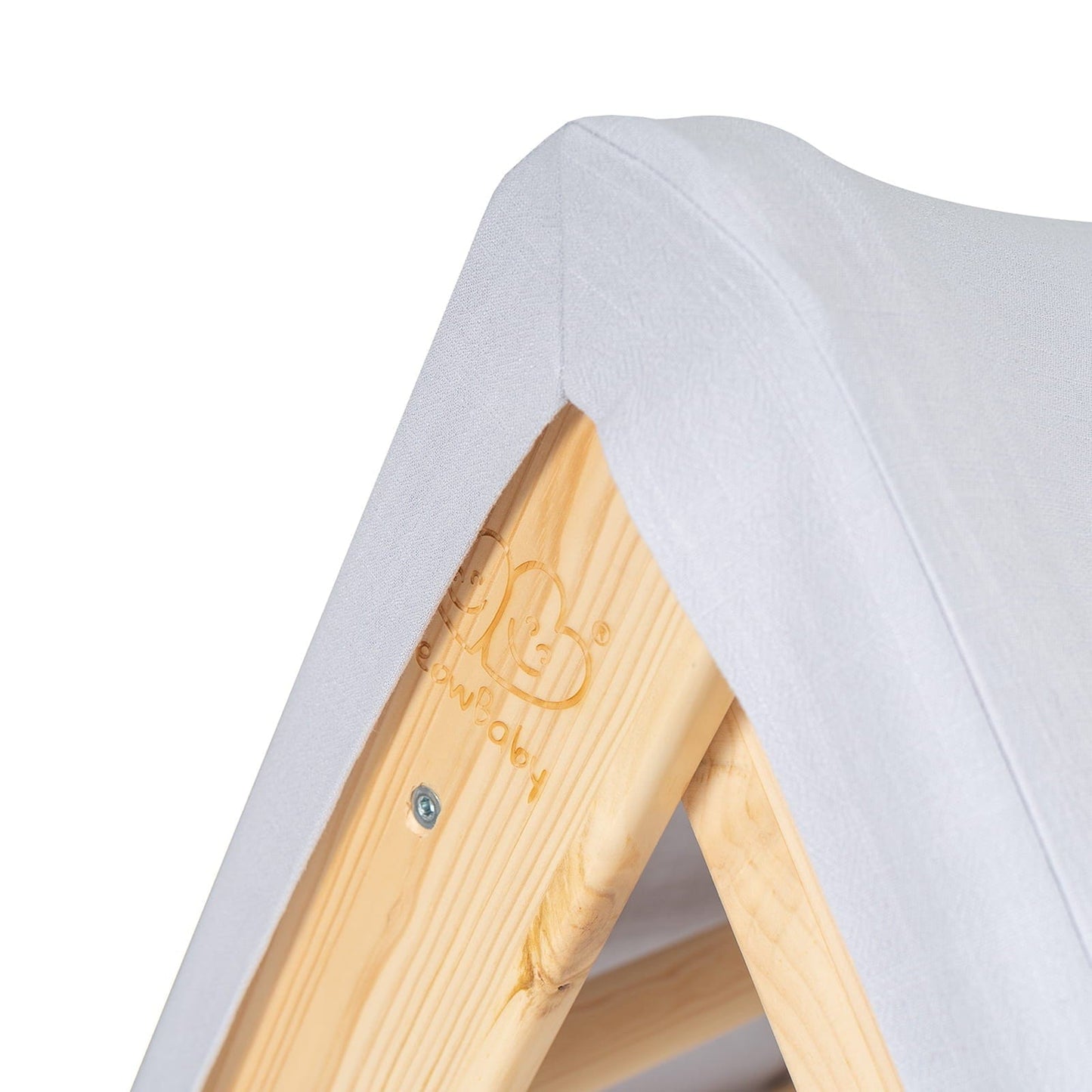 Folding Play House With Ladder For Kids By MeowBaby Grey & Blue Natural