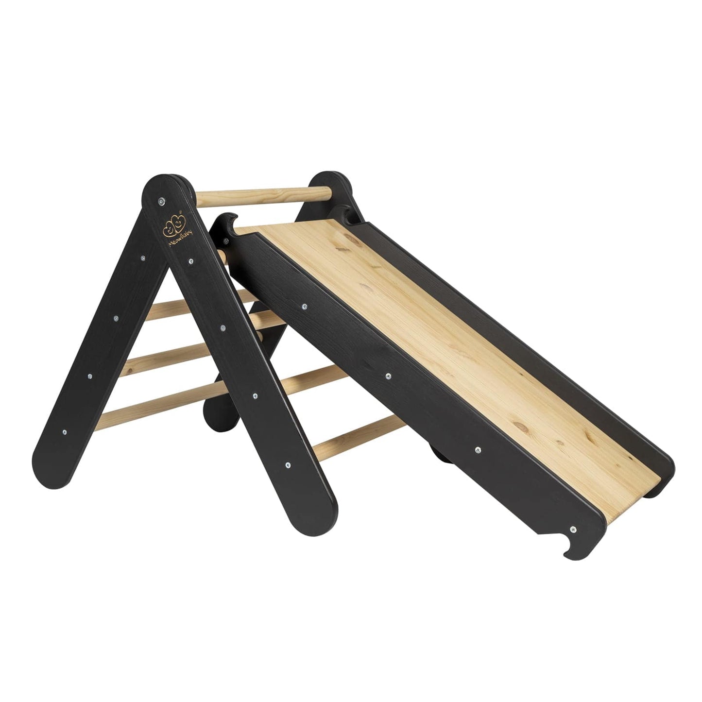 Wooden Slide Climbing Ladder Combo For Kids By MeowBaby - Stylemykid.com