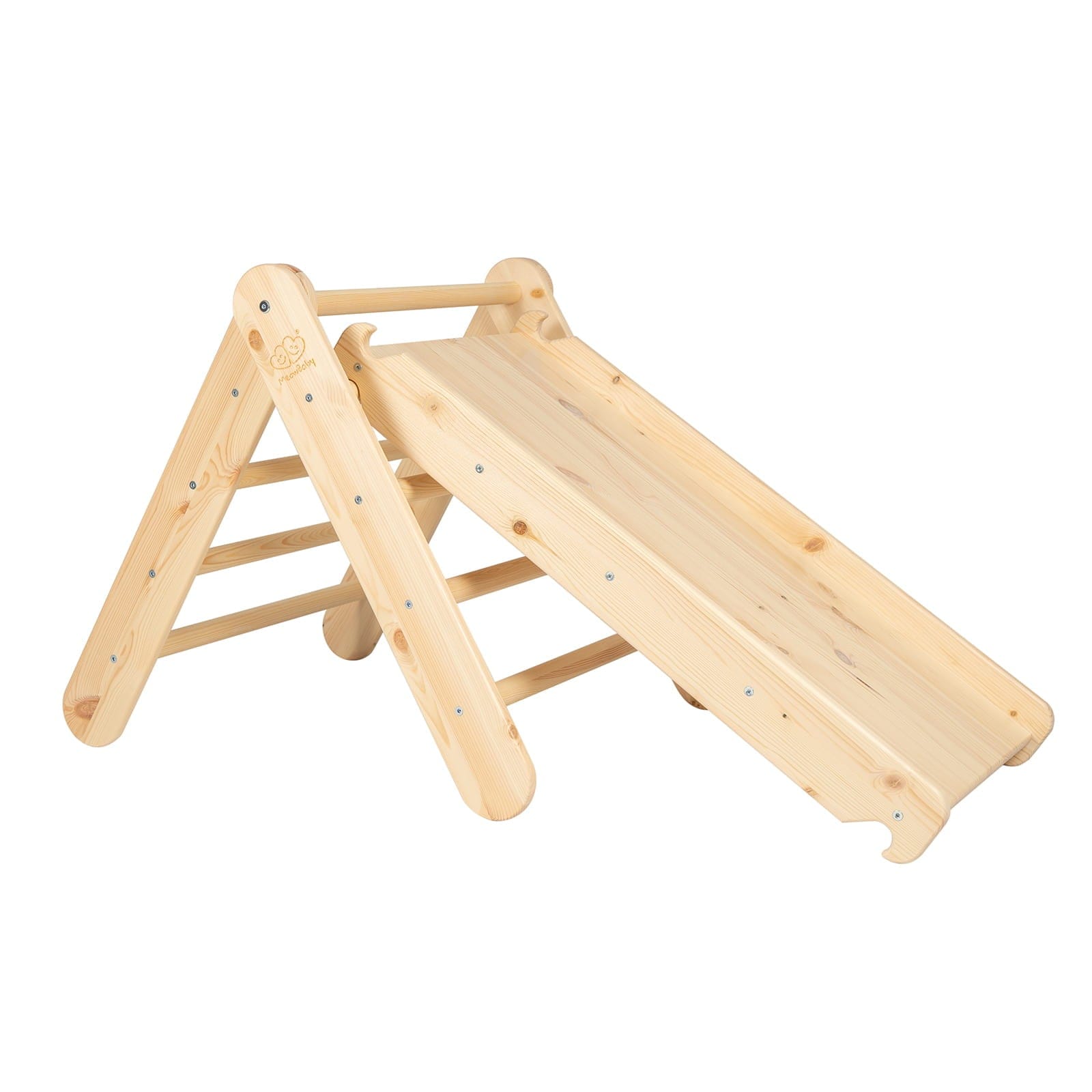 Wooden Slide Climbing Ladder Combo For Kids By MeowBaby - Stylemykid.com