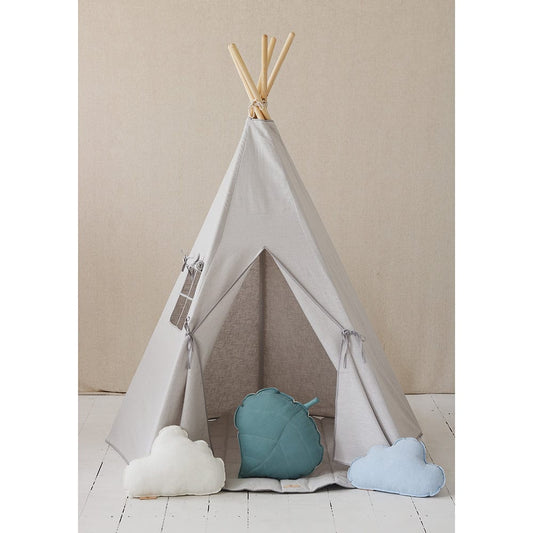 Pigeon Grey Teepee And Mat Set - Grey - Stylemykid.com