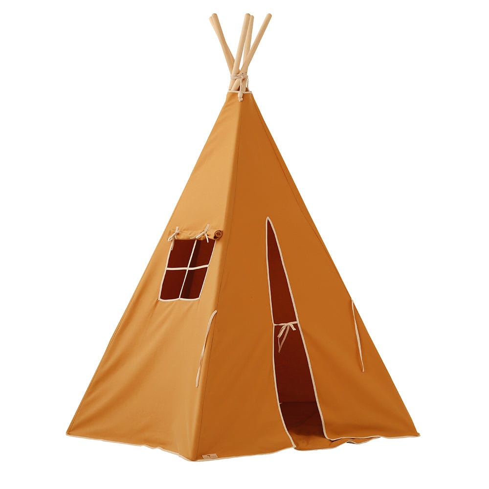 Ochre Teepee And Mat Set - Orange - Stylemykid.com