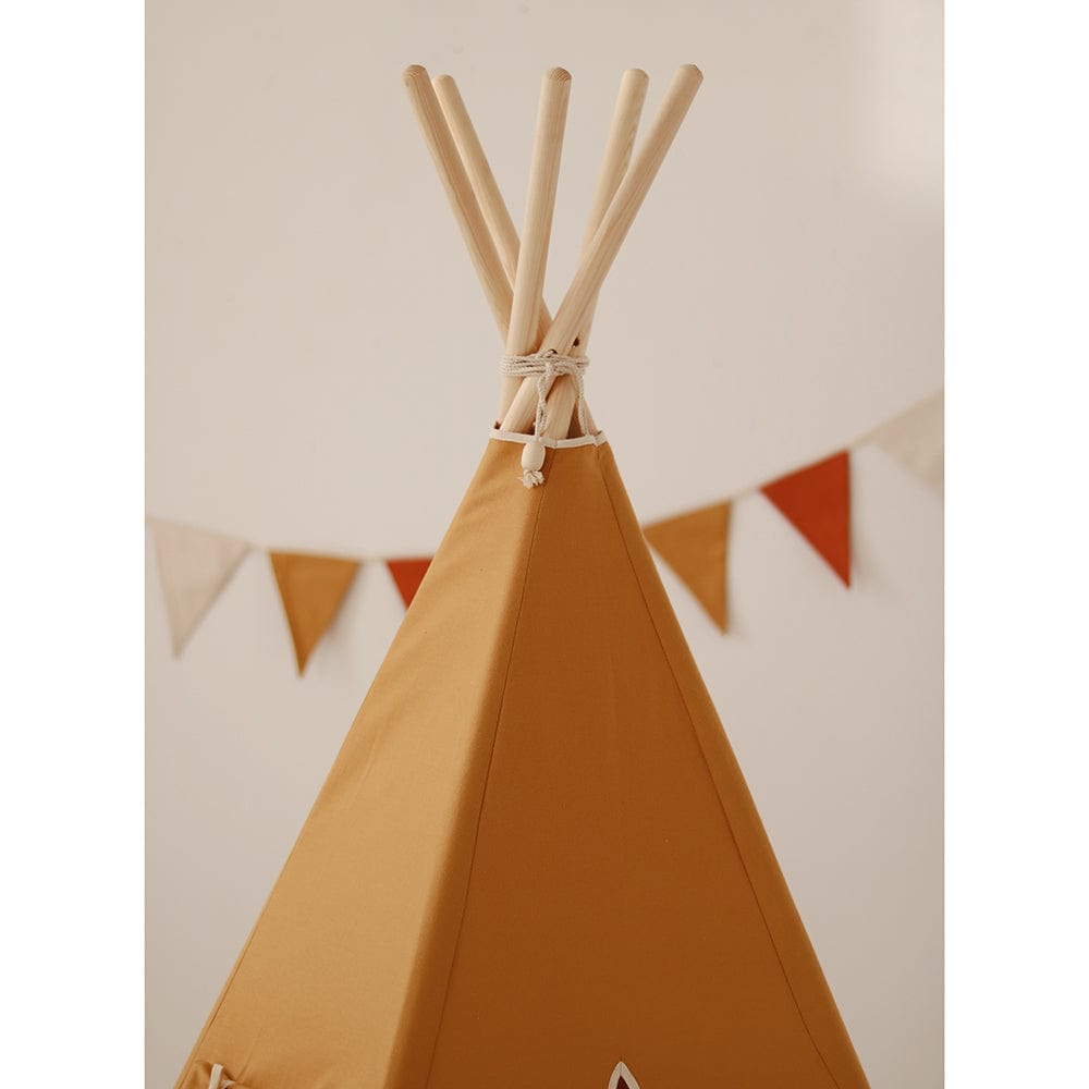 Ochre Teepee And Mat Set - Orange - Stylemykid.com