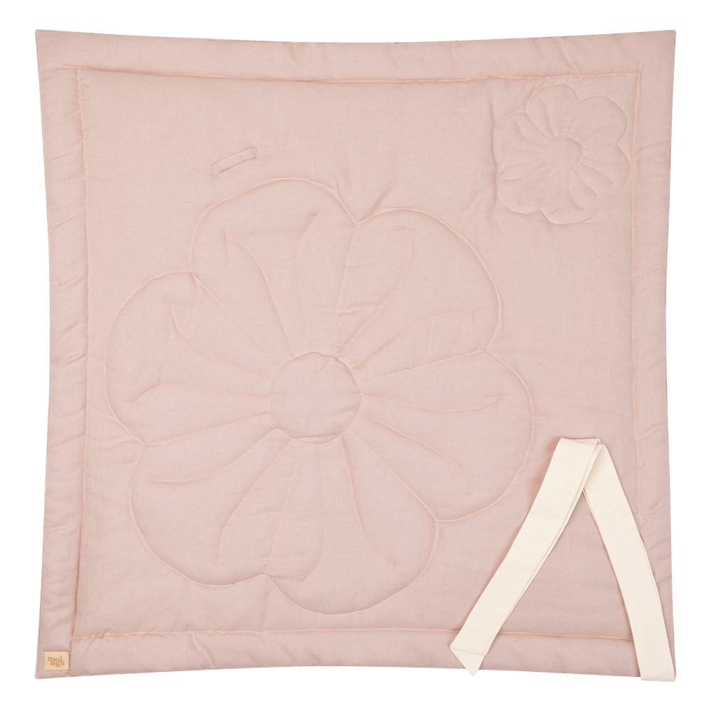 Linen Bloom Baby Horn Powder Pink - Light Pink - Stylemykid.com