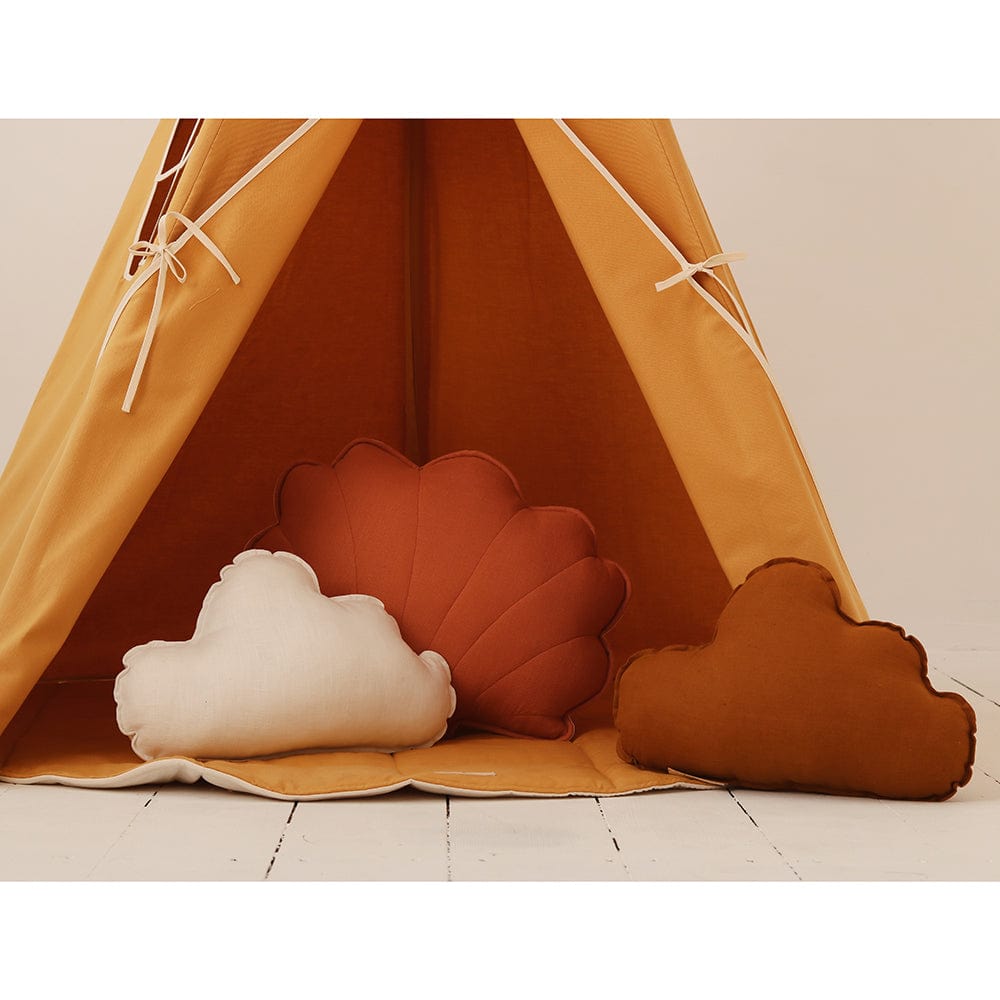 Ochre Teepee Tent - Orange - Stylemykid.com