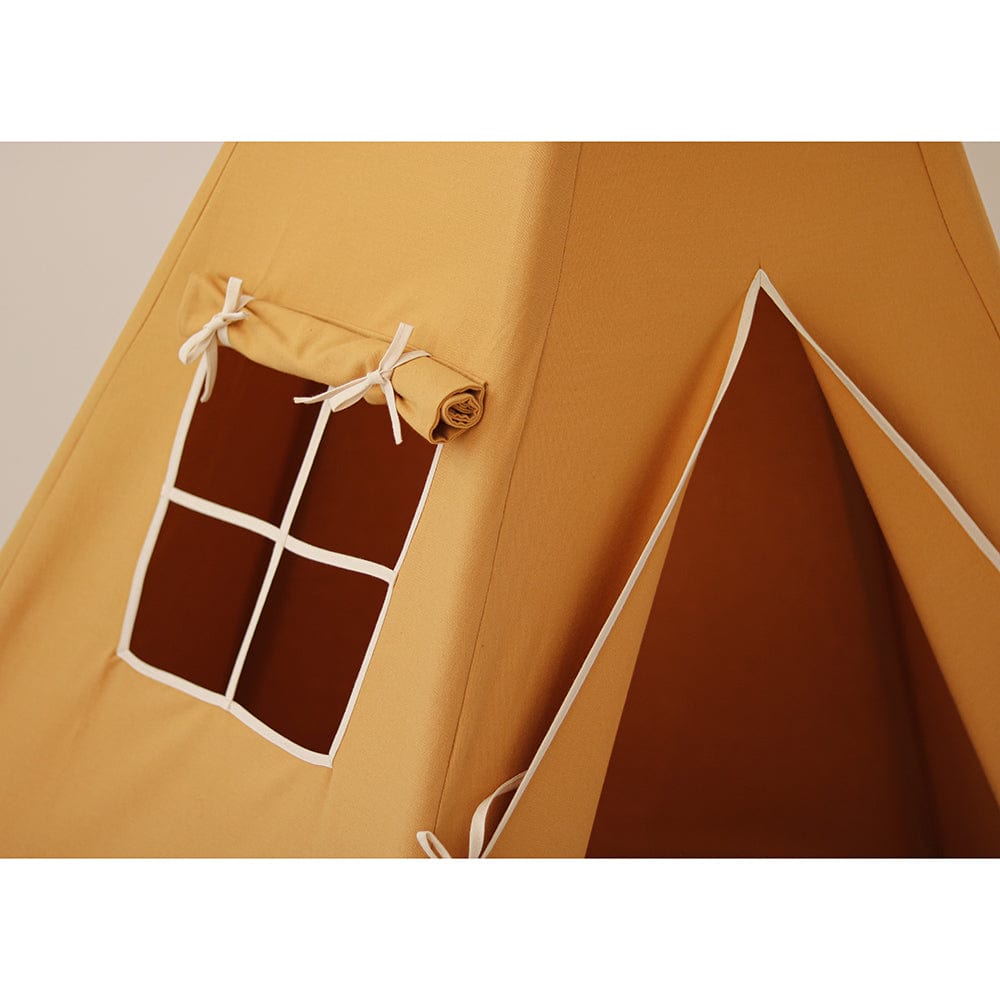 Ochre Teepee And Mat Set - Orange - Stylemykid.com