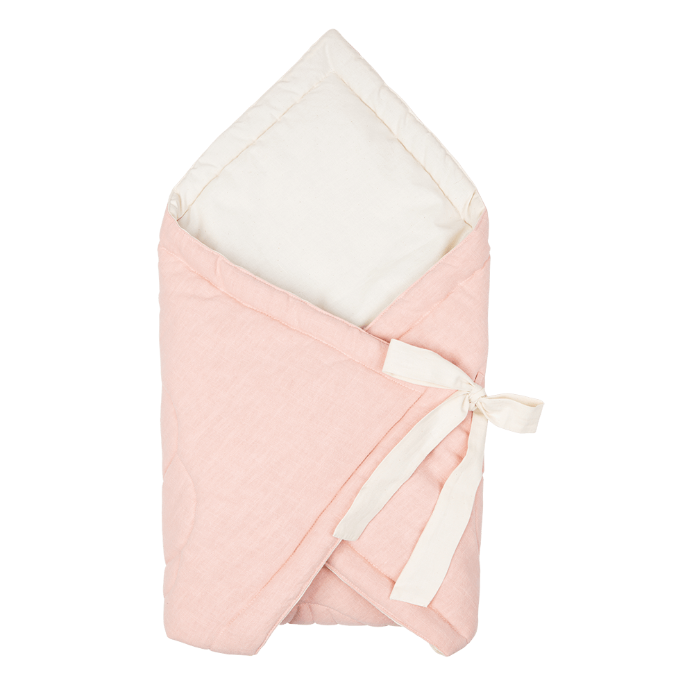 Linen Bloom Baby Horn Light Pink - Light Pink - Stylemykid.com