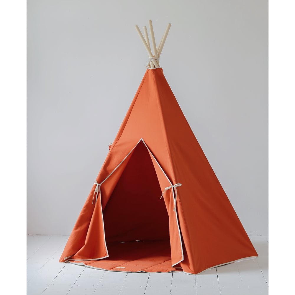 Red Fox Teepee And Mat Set - Red - Stylemykid.com