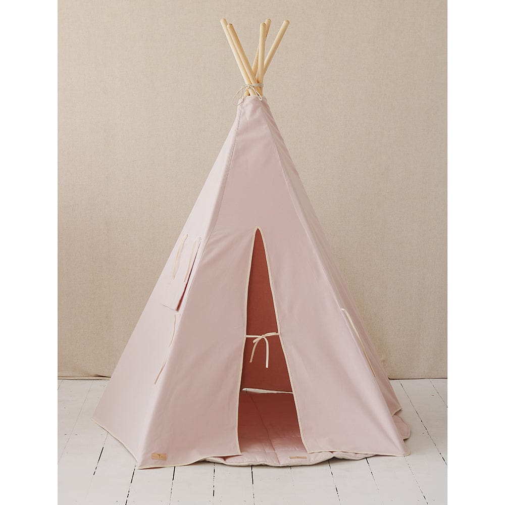 Pink And Beige Teepee Tent - Pink, Beige - Stylemykid.com