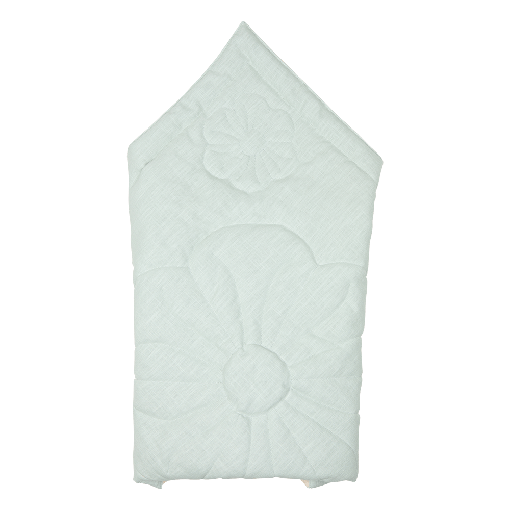 Linen Bloom Baby Horn Mint - Light Green - Stylemykid.com