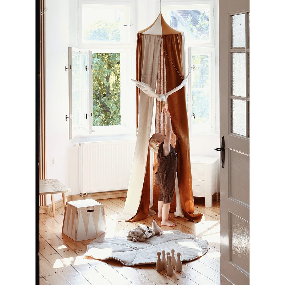 Caramel Circus Canopy - Brown, Beige - Stylemykid.com