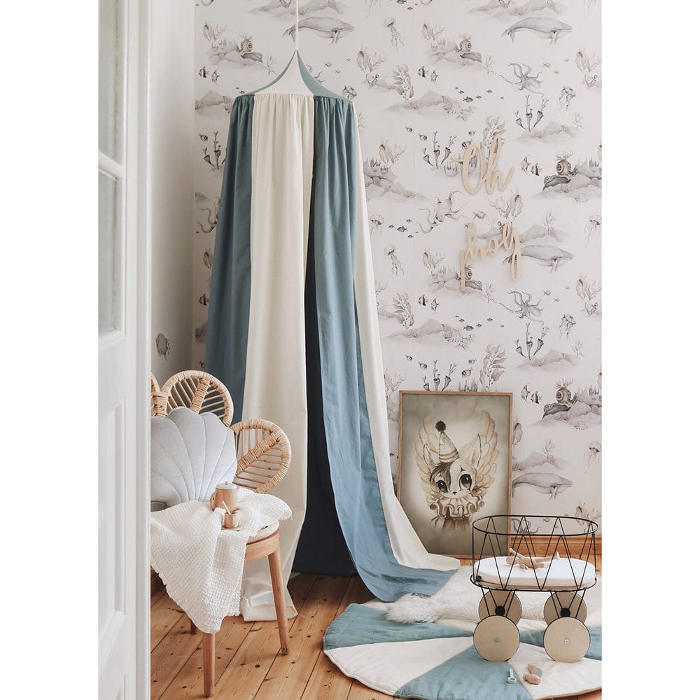 Blue Circus Canopy - Blue, Beige - Stylemykid.com