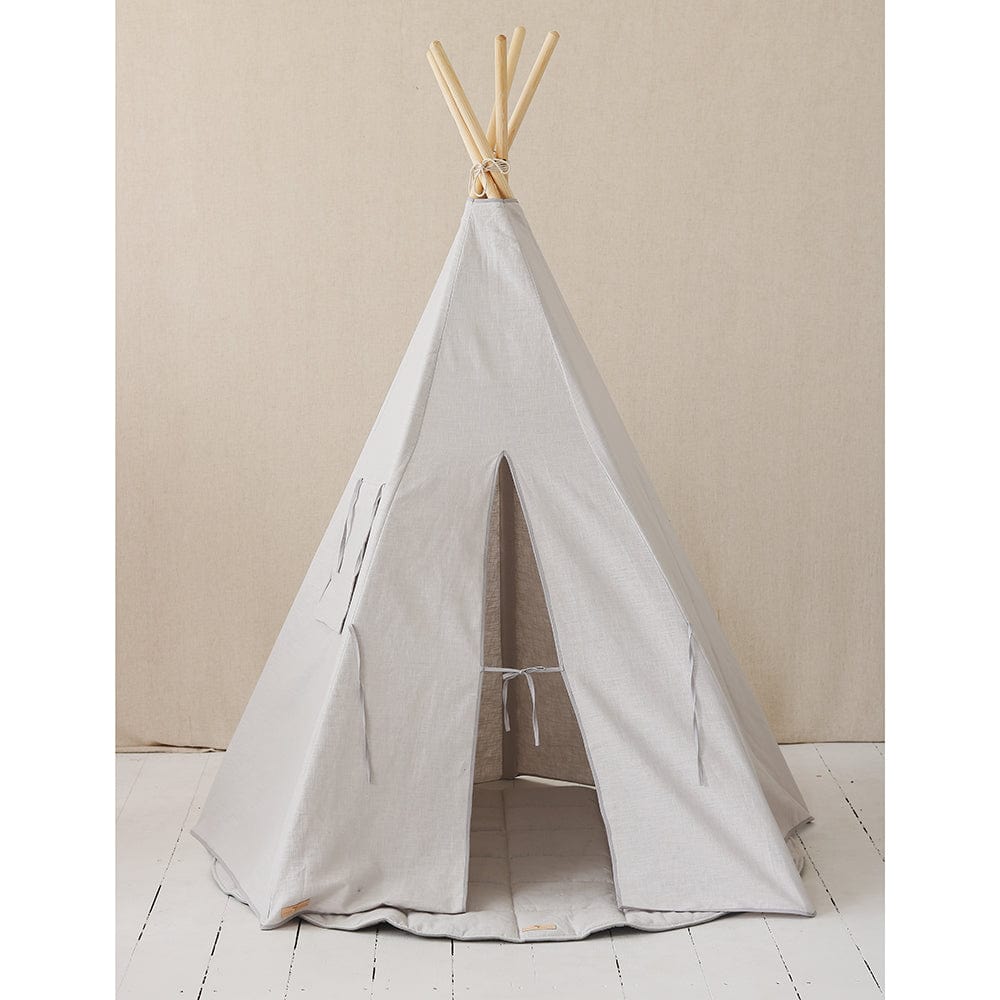 Pigeon Grey Teepee And Mat Set - Grey - Stylemykid.com