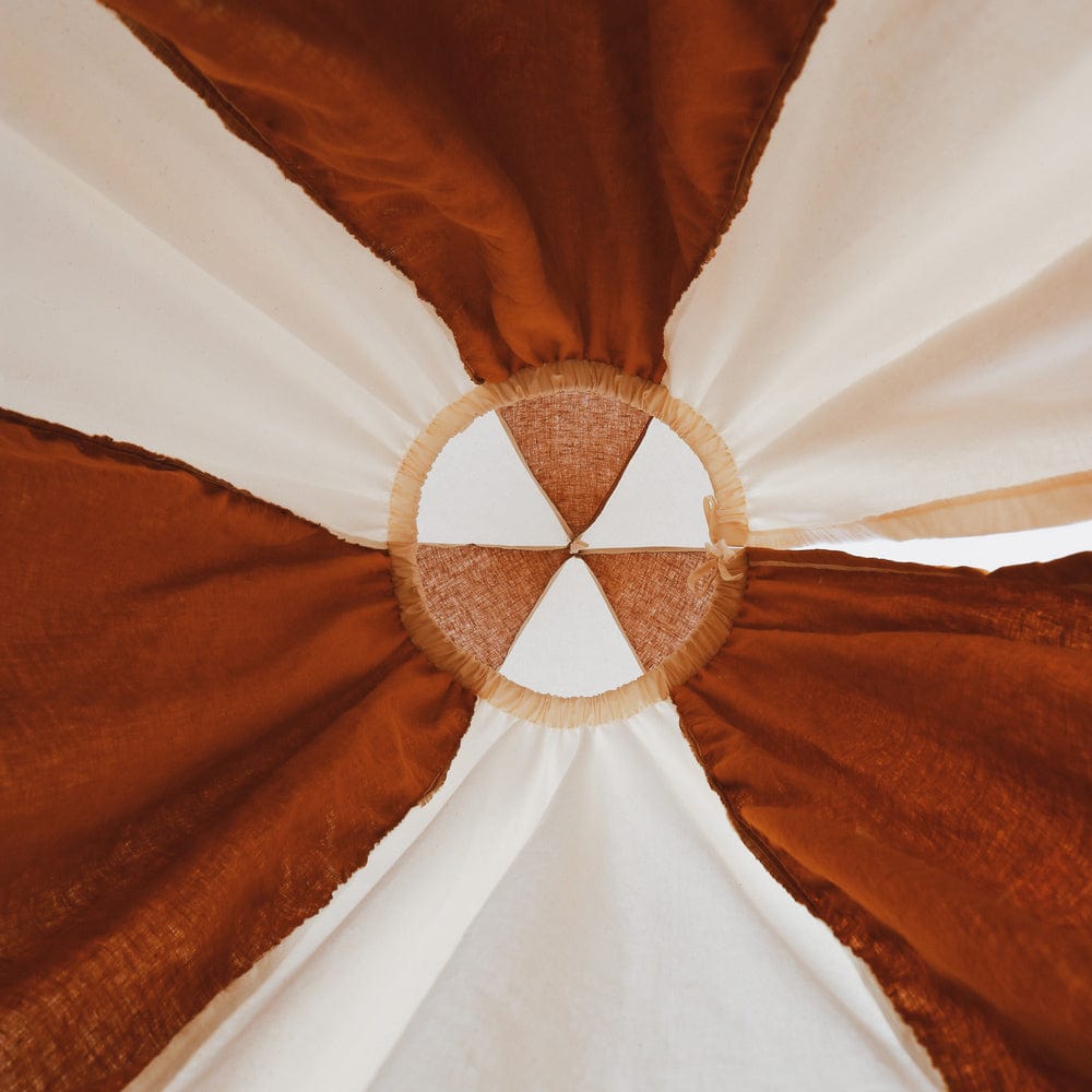 Caramel Circus Canopy - Brown, Beige - Stylemykid.com