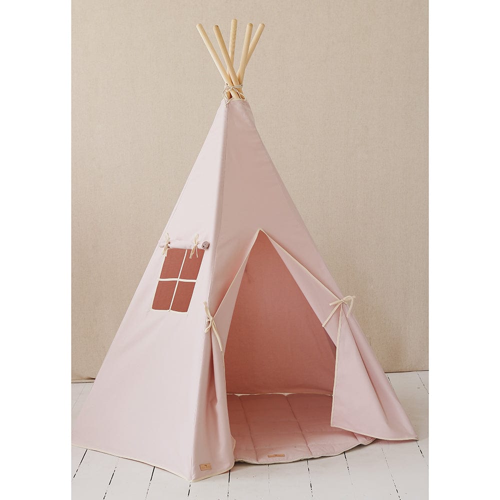 Pink And Beige Teepee Tent - Pink, Beige - Stylemykid.com