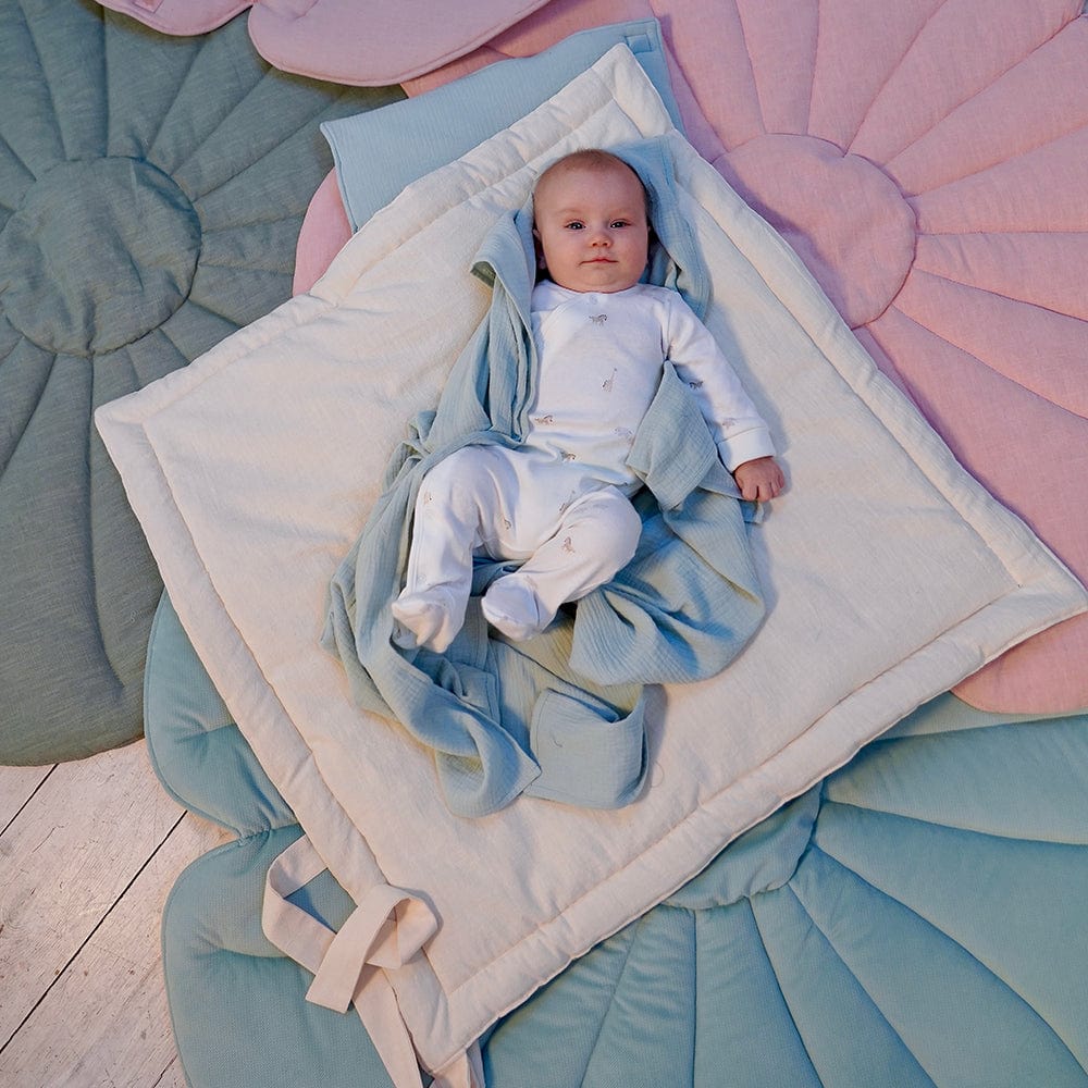 Linen Bloom Baby Horn Sand - Beige - Stylemykid.com