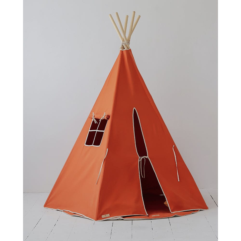 Red Fox Teepee And Mat Set - Red - Stylemykid.com